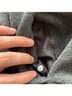 Lululemon Athletica 100% Polyester 89% Nylon 11% Elastane Black Gray Pullover Hoodie Size 6 - photo 10