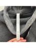 Lululemon Athletica 100% Polyester 89% Nylon 11% Elastane Black Gray Pullover Hoodie Size 6 - photo 3