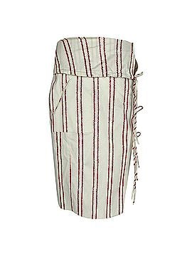 Altuzarra Altuzarra Obi Midi Skirt in White Cotton (view 1)