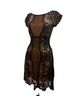 Pinky 100% Polyester 100% Polyester Black Cocktail Dress Size XS - photo 1