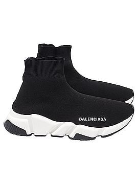 Balenciaga Balenciaga Speed Trainer Shoes in Black Polyester (view 1)