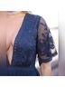 Honey Punch 100% Polyester Blue Jumpsuit Size S - photo 3