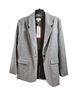 Steve Madden 95% Polyester 5% Elastane 100% Polyester Plaid Gray Blazer Size M - photo 1