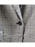 Steve Madden 95% Polyester 5% Elastane 100% Polyester Plaid Gray Blazer Size M - photo 4