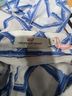 Vineyard Vines 100% Polyester 100% Rayon Blue White Casual Skirt Size 10 - photo 3