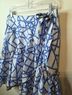 Vineyard Vines 100% Polyester 100% Rayon Blue White Casual Skirt Size 10 - photo 9