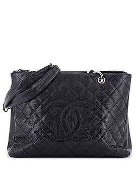 Chanel Vintage Grand Shopping Tote Quilted Caviar (view 1)