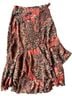 Coldwater Creek 100% Polyester 100% Polyester Floral Leopard Print Multi Color Casual Skirt Size M - photo 2