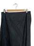 Talbots 32% Cotton 48% Silk 100% Polyester Solid Stripes Black Silk Skirt Size 10 - photo 1
