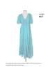 Taylor Solid Teal Casual Dress Size S - photo 6
