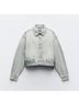 Zara Blue Denim Jacket Size S - photo 7
