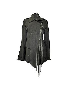 Ann Demeulemeester Ann Demeulemeester Front Self-Tie Jacket in Black Wool (view 1)