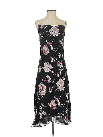 New York & Company 90s Dark Floral Spaghetti Strap Midi New York &amp; Company Casual Dress (view 1)
