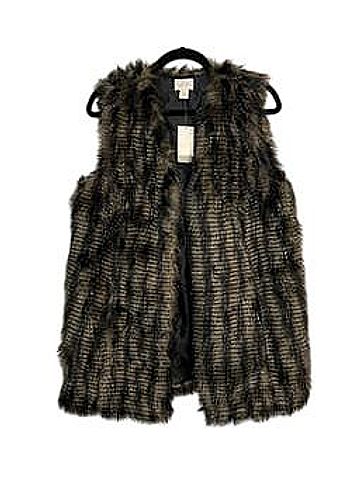 Chico's Faux Fur Open Vest Coat (view 1)