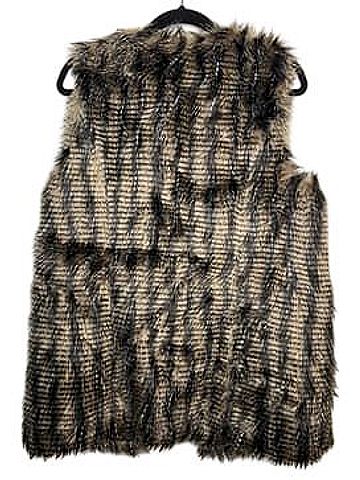 Chico's Faux Fur Open Vest Coat (view 2)