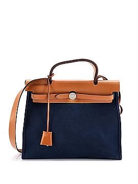 Hermès Herbag Zip Leather and Toile 31 (view 1)