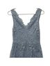 Astr 100% Polyester Floral Blue Cocktail Dress Size M - photo 3