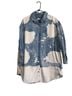 Easel Blue White Button-Down Shirt Size S - photo 1