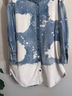 Easel Blue White Button-Down Shirt Size S - photo 5