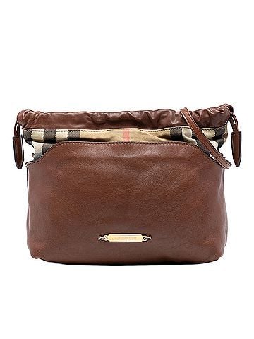 Burberry House Check Canvas and Calfskin Little Crush Crossbody (view 1)