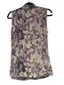 Classiques Entier 100% Silk Print Multi Color Sleeveless Blouse Size M - photo 2