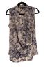 Classiques Entier 100% Silk Print Multi Color Sleeveless Blouse Size M - photo 1
