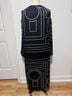 Zara 100% Polyester Graphic Black White Casual Dress Size M - photo 6