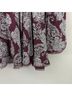 Ecote Paisley Red Casual Dress Size 0 - photo 8