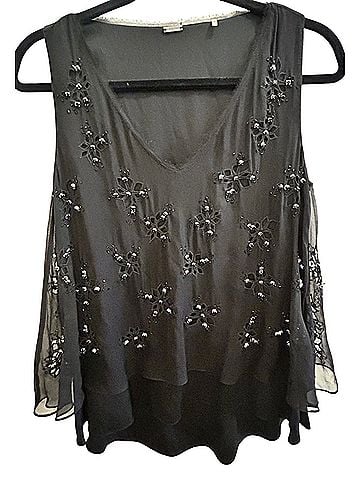 Elie Tahari Sleeveless Silk Top (view 1)