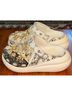Crocs Floral Black White Mule/Clog Size 9 - photo 3