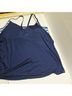 Nike 92% Polyester 8% Elastane 83% Recycled Polyester 100% Recycled Polyester 17% Elastane Stripes Solid Blue Swimsuit Top Size 2X - photo 4