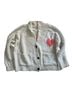 Three Bird Nest Solid White Pink Cardigan Size M - photo 1