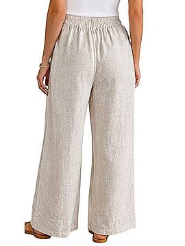 Sienna Sky Linen-Blend Wide Leg Pants Casual Pants (view 2)