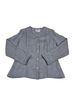 Flax 100% Linen Solid Blue Gray Jacket One size (petite) - photo 1