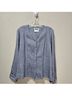 Flax 100% Linen Solid Blue Gray Jacket One size (petite) - photo 4