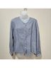 Flax 100% Linen Solid Blue Gray Jacket One size (petite) - photo 11