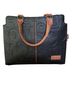 Unlabel 100% Polyvinyl Chloride Black Satchel One size - photo 1