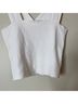 A.L.C. White Sleeveless Top Size L - photo 5
