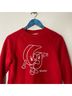 Glossier Red Pullover Sweater Size XS - photo 4