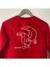 Glossier Red Pullover Sweater Size XS - photo 8
