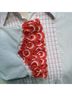 Robert Graham 100% Cotton Solid White Pink 3/4 Sleeve Button-Down Shirt Size S - photo 9