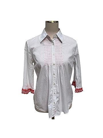 Robert Graham 3/4 Sleeve Button-Down Shirt (view 1)