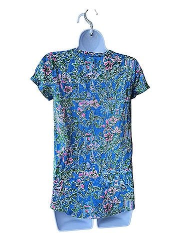 Lilly Pulitzer Beneath the Bougainvillea Short Sleeve Blouse (view 2)
