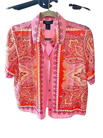 RACHEL Rachel Roy Short Sleeve Blouse (view 1)