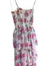 LoveShackFancy 100% Polyester Floral Pink White Casual Dress Size S - photo 8
