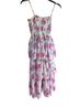 LoveShackFancy 100% Polyester Floral Pink White Casual Dress Size S - photo 5