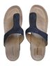 White Mountain Black Flip Flops Size 11 - photo 1
