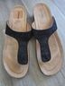 White Mountain Black Flip Flops Size 11 - photo 5