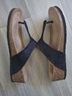 White Mountain Black Flip Flops Size 11 - photo 6