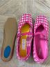 Vivaia Plaid Pink White Flats Size 9 1/2 - photo 5